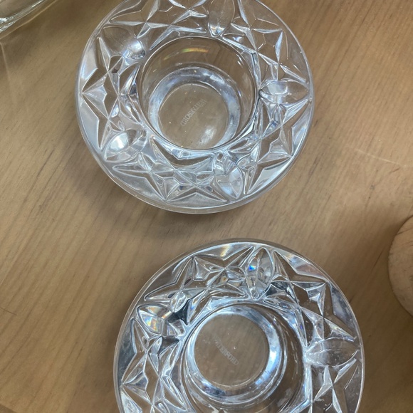 Waterford Crystal, Huntley Heritage Tealight Crystal Votives, Pair - Picture 3 of 7